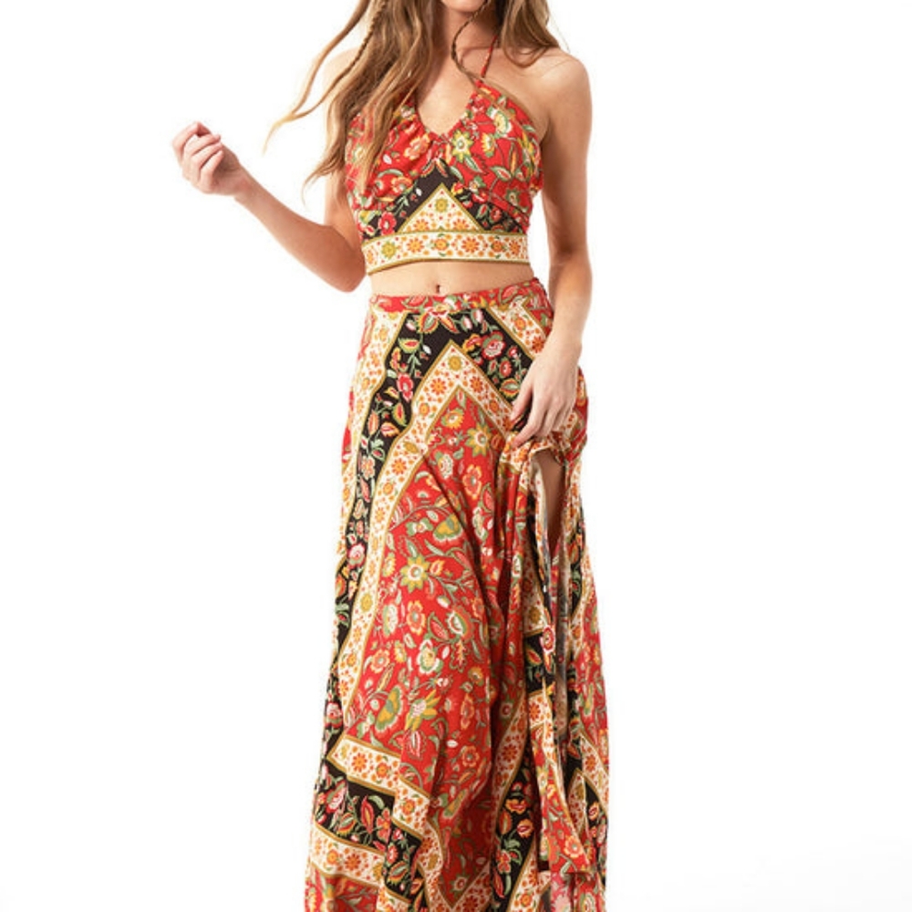 NWOT Spell and the Gypsy Lolita Split Maxi Skirt, Small